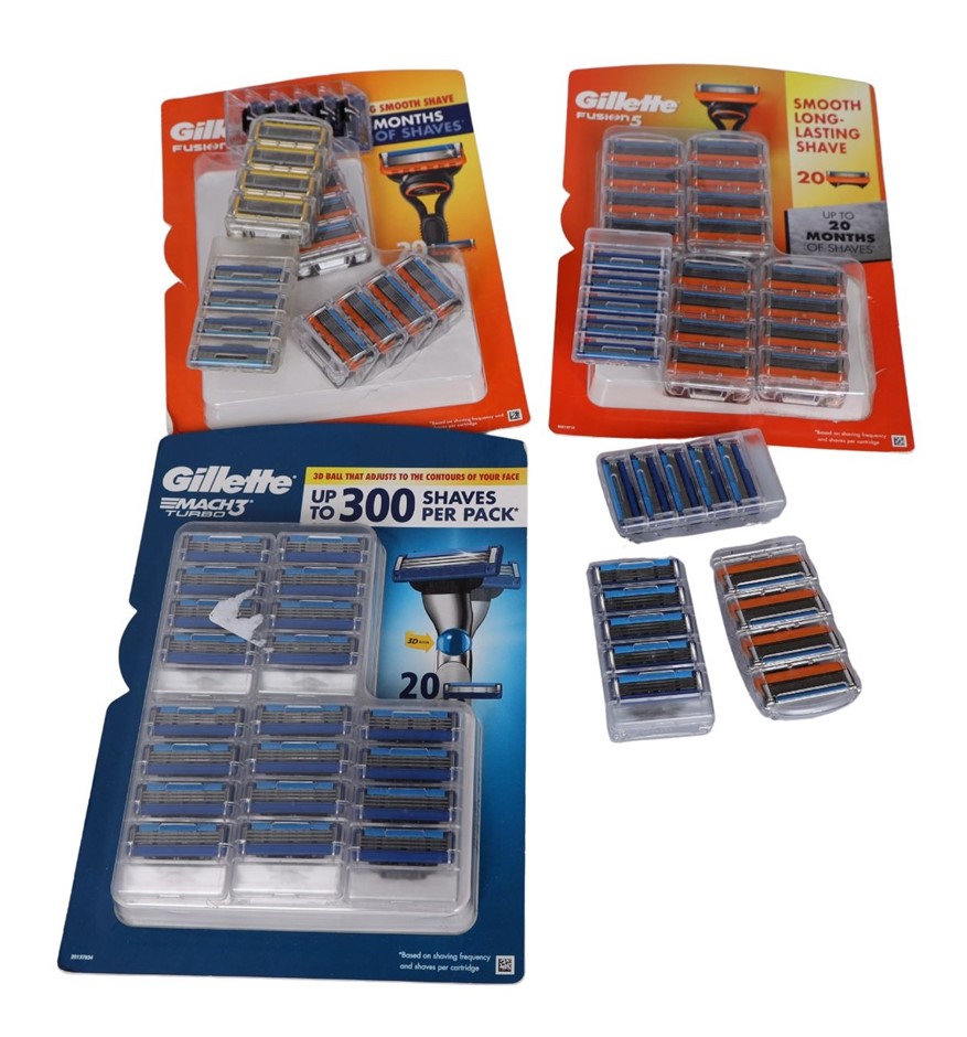 Assorted GILLETTE Men's Razor Cartridges. Auction | GraysOnline Australia
