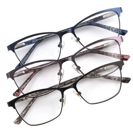6 x FOSTER GRANT Design Optics Readers Glasses with Cases, Prescription +1.