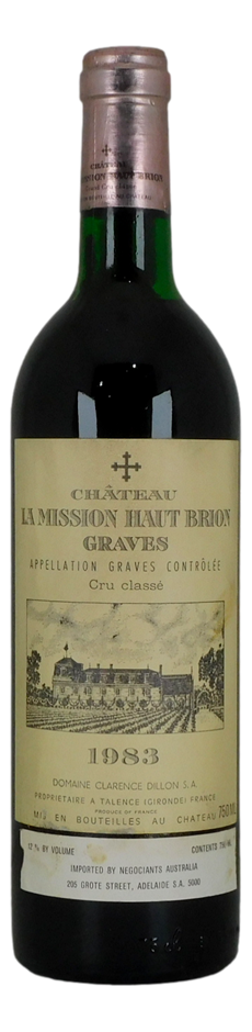 Chateau La Mission Haut-Brion 1983 (1x 750mL), Bordeaux.