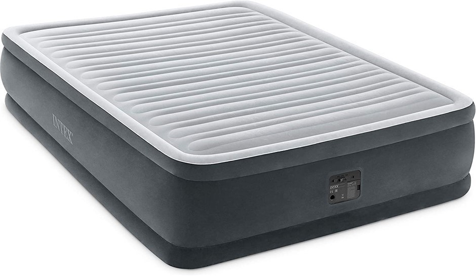 INTEX Queen Dura-Beam Series, Elevated Airbed, Polyester & Vinyl, 64414AU.