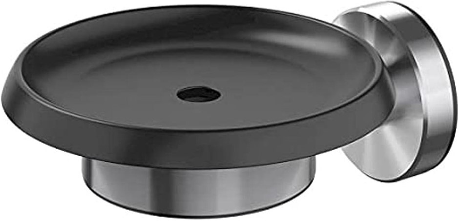 2 x METHVEN Turoa Soap Dishes, Graphite. NB: 1 is not in box.