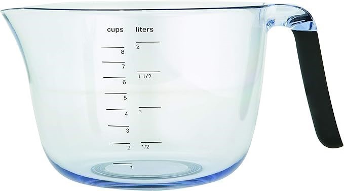 KitchenAid Universal Plastic Batter Bowl, 8-Cup, Onyx Black.