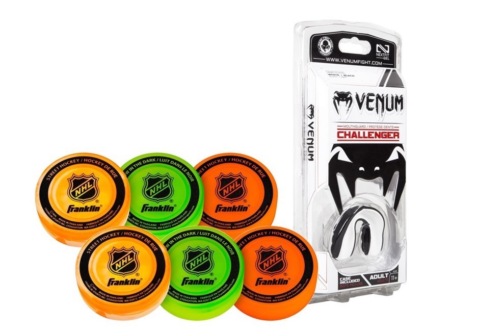 3 x Assorted Street Hockey Accessories, incl. VENUM Mouth Guard and FRANKLI