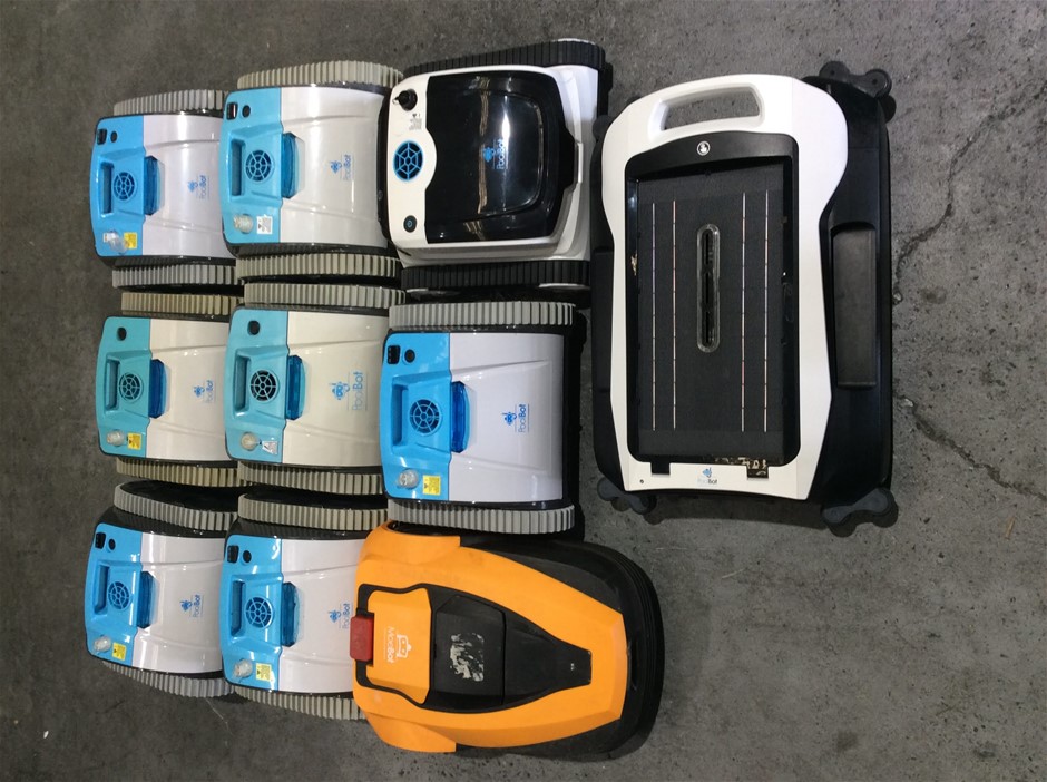 WYBOT/PoolBot Solar Robotic Pool Skimmer=Robotic Lawn Mower(Lot of 10 ...