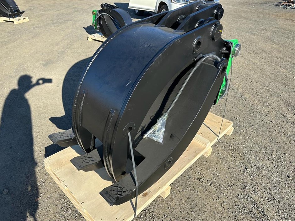 Single Ram Hydraulic Grapple Attachment to Suit 19-25T Excavators (Unused)