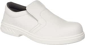 PORTWEST Unisex Slip-On Safety Shoe, Size EU37 / UK4 / US5, White. NB: disc