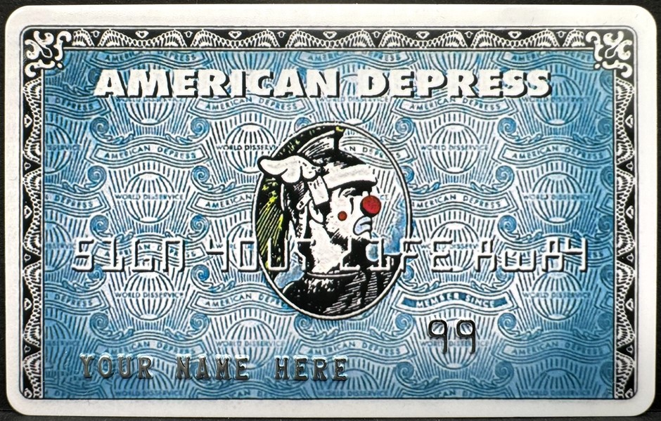 No Reserve Banksy & DFace Dismaland 'American Depress' 