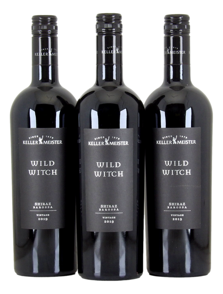 Keller Meister Wild witch Shiraz 2019 (3x 750mL), Barossa.