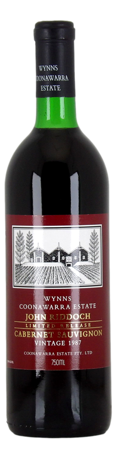 WYNNS ESTATE John Riddoch Cab Sauv 1987 (1x 750mL), Coonawarra. 5* Prov