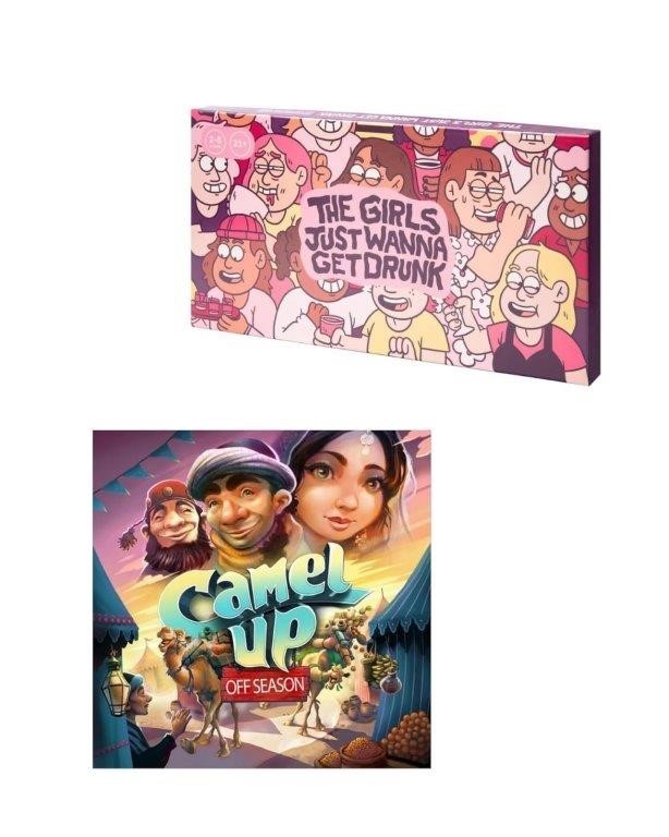 BOARD GAME BUNDLE: PLAN B GAMES Camel Up Off Season, Various. + GAME KINGS