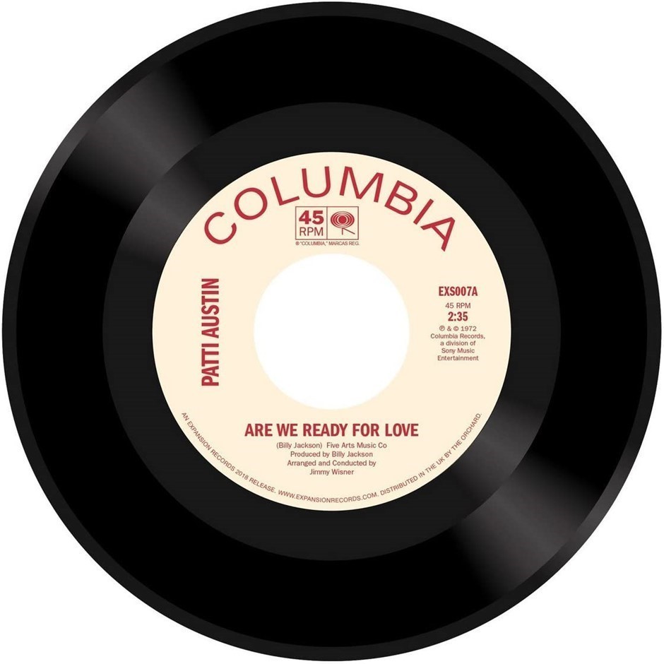 PATTIE AUSTIN "Are We Ready For Love / Didn't Say A Word "Vinyl.  Buyers No