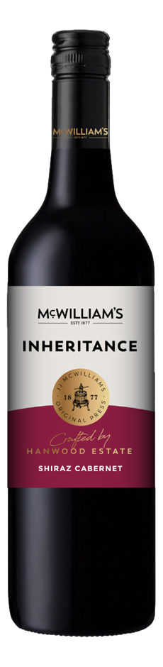 McWilliams Inheritance Shiraz Cabernet 2021 (12x 750mL) NSW