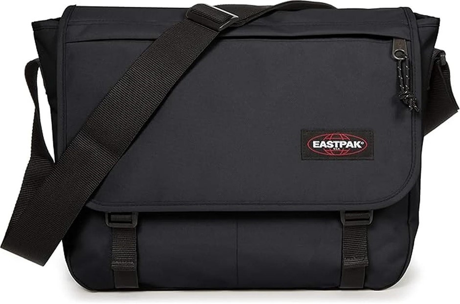 EASTPAK Delegate+ Shoulder Bag, 30.5x38.5x13cm, One Size, Black.