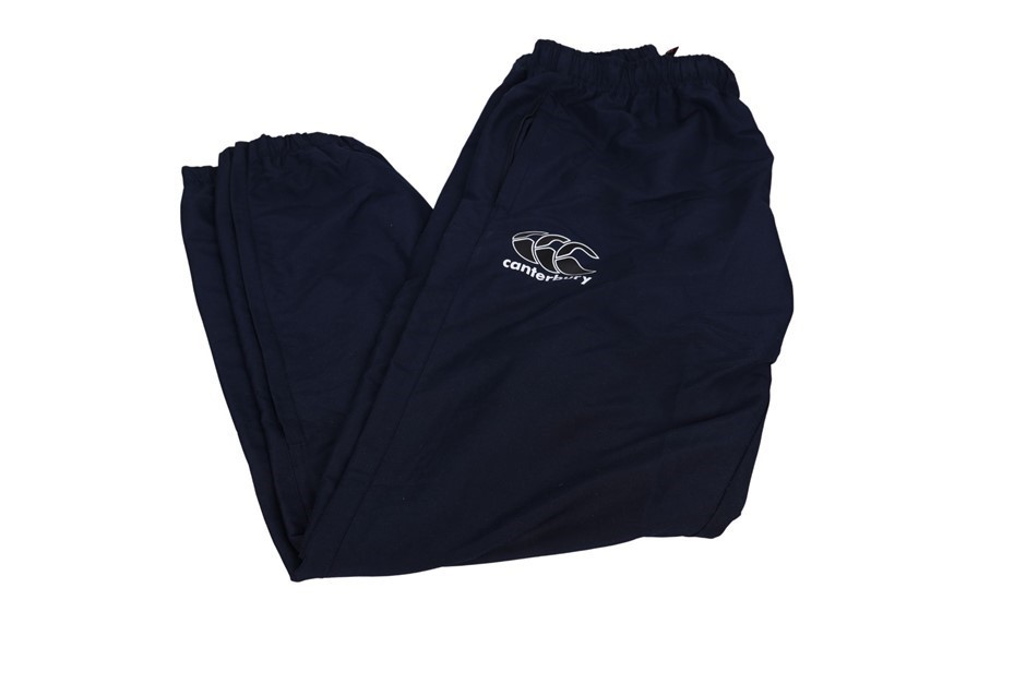 CANTERBURY Men's CCC Zip Track Pant, Size M, 100% Polyester, Navy (769), QA