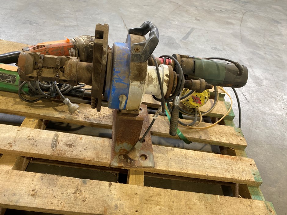 Roto Edge Electric Pipe Beveling Unit with Powertools