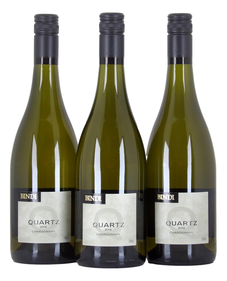 Bindi Quartz Chardonnay 2019 (3x 750mL), VIC.