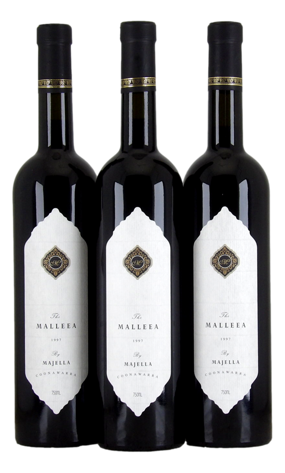 MAJELLA The Malleea Cabernet Shiraz 1997 (3x 750mL), Coonawarra. 5* Prov