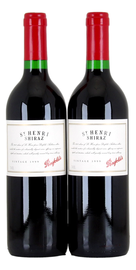 PENFOLDS St. Henri Shiraz 1999 (2x 750mL), South Australia. 5* Prov