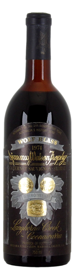 Wolf Blass Wines Black Label 1974 (1x 750mL), South Australia. 5* Prov