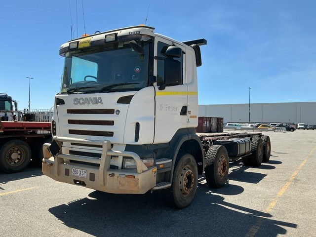 2008 Scania R420 8 x 4 Cab Chassis Truck