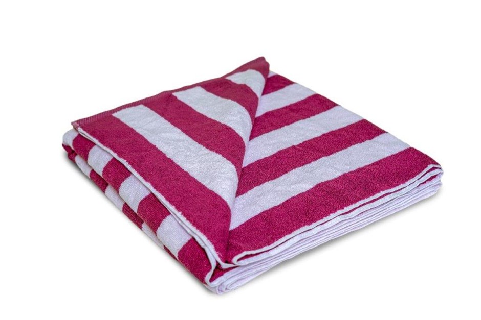 Oversized 100% Cotton, Yarn Dyed Beach Towel (Qty x 2)