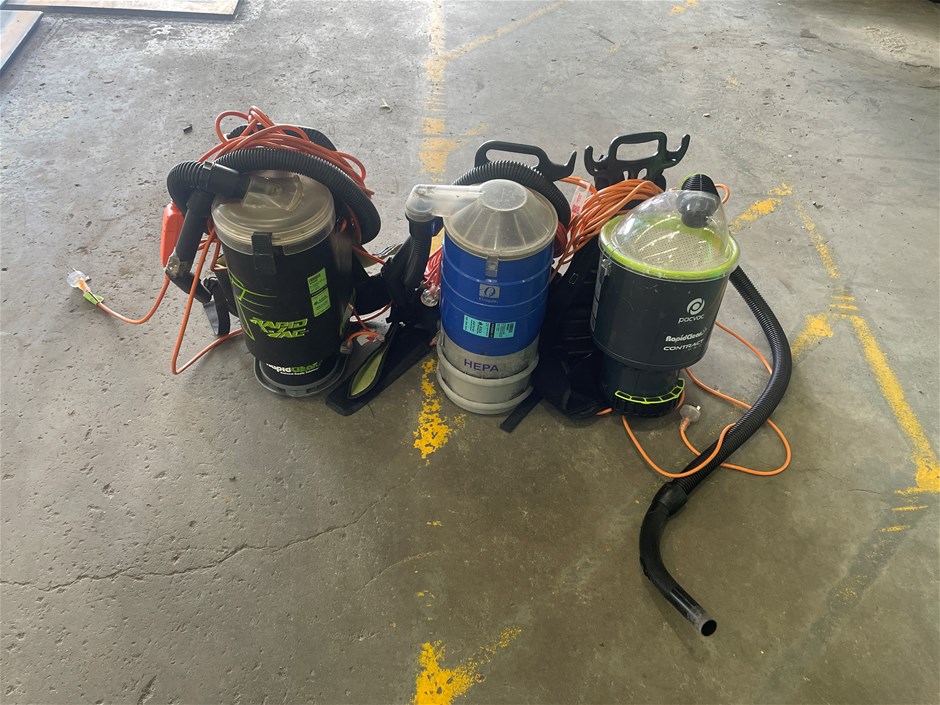 3 x Assorted Backpack Vacuum