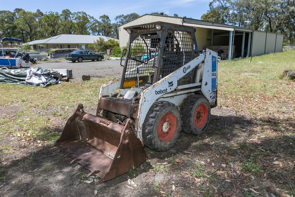 Skid Steer, Trailer, Ride on Mower, Tools and More