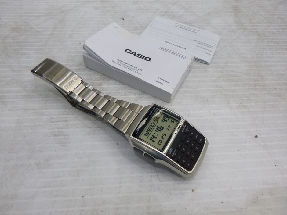 Casio DBC-32 Collection Unisex Stainless Steel Watch With Guide Manual Book