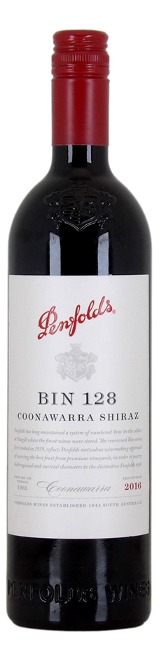 Penfolds Bin 128 Shiraz 2016 (1x 750mL), Coonawarra