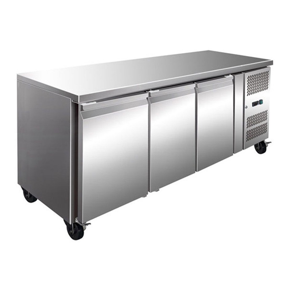 464.6L Three Door Bench Fridge