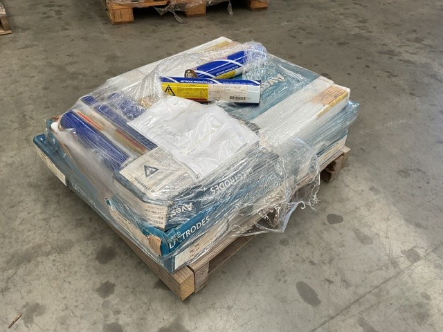 <p>Pallet of Welding Rods</p>
