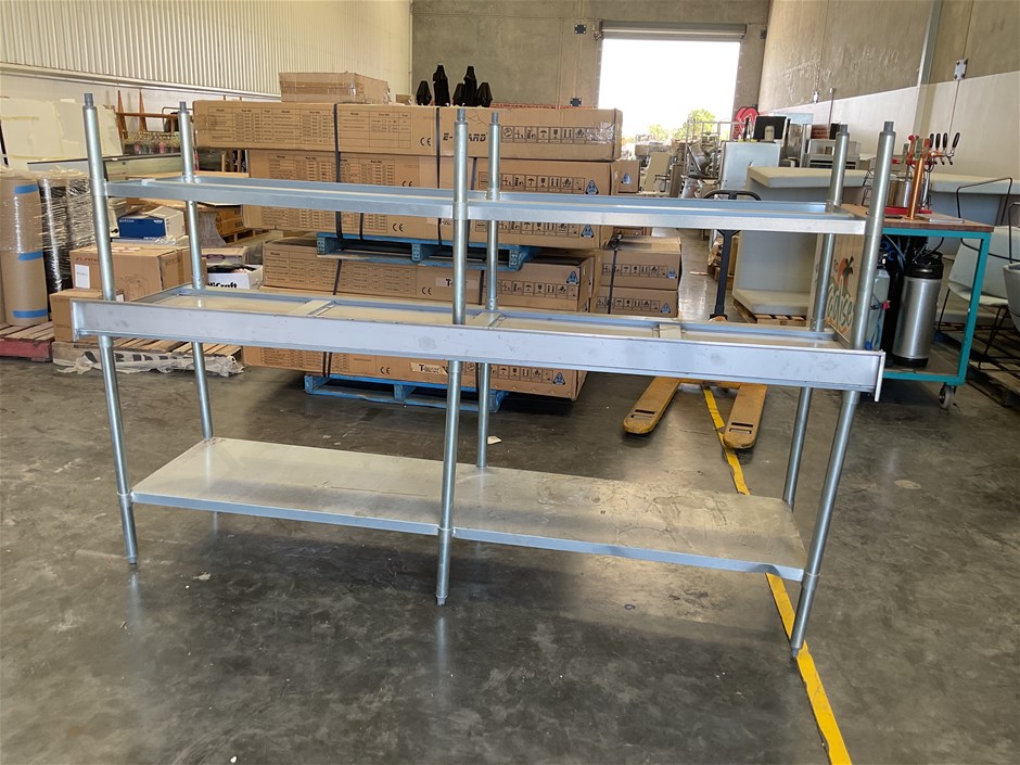 Stainless Steel Benches x 2