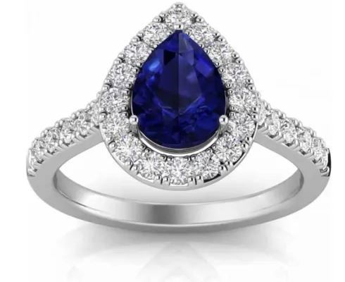 9K WHITE GOLD 0.50ct HI I1 DIAMOND BEZEL PENDANT