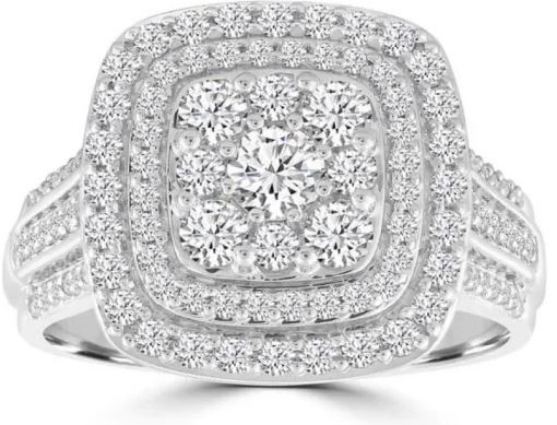 18K Yellow Gold 1CT HI I1 DIAMOND BRIDAL SET