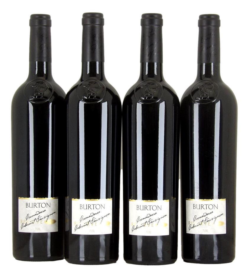 Burton Reserve Coonawarra Cabernet Sauvignon 1998 (4x 750mL) Coonawarra
