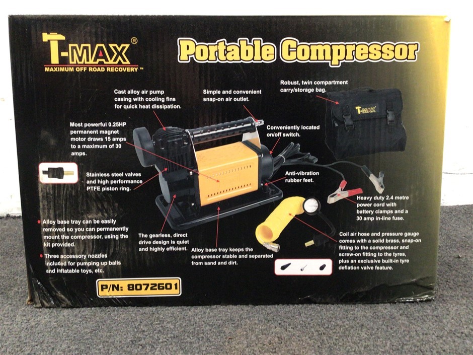 T-Max Air Compressor 72L/Min x2
