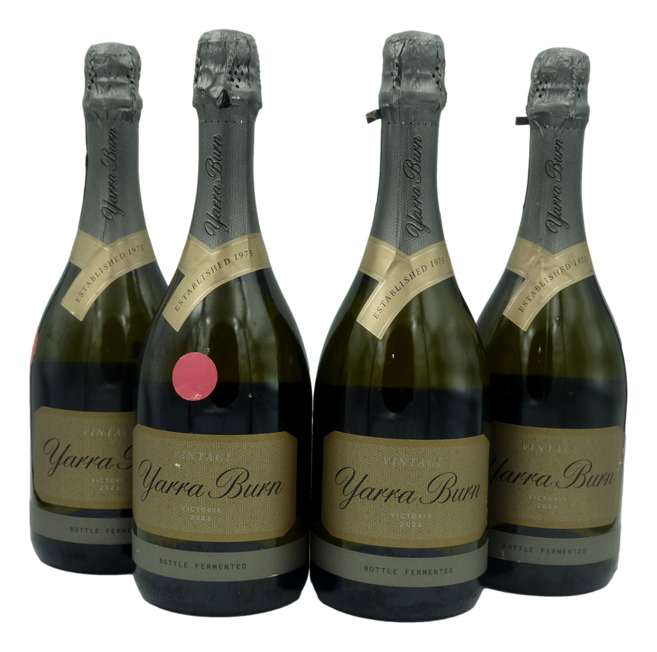 Yarra Burn Pinot Noir Chardonnay Pinot Meunier Sparkling 2021 (4x 750mL)