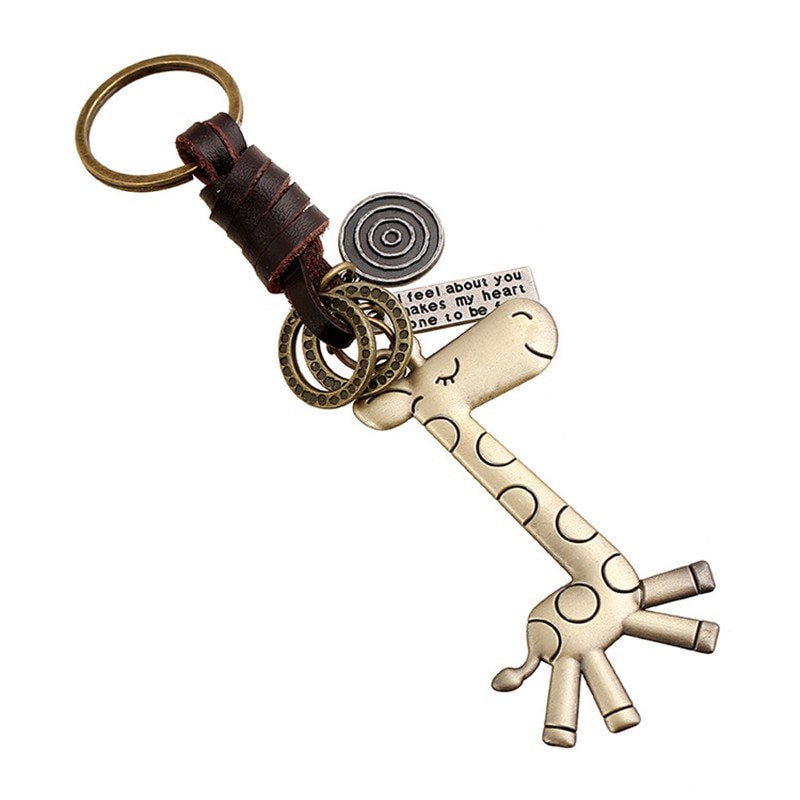 Cute Giraffe Keyring
