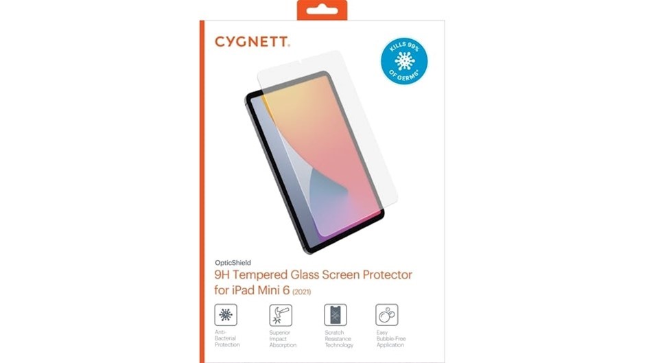 20 x CYGNETT iPad Mini 6 (8.6") Glass Screen Guard.  Buyers Note - Discount