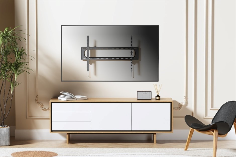 KOGAN Heavy Duty Tilt Wall Mount for 60" - 120" TVs, Black.