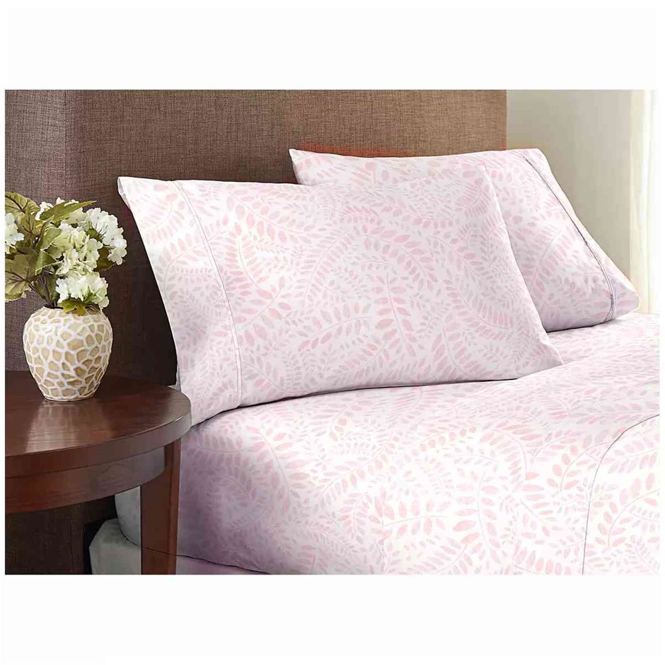 NATURAL EARTH 300 Thread Count Organic Cotton Sheet King Set 4 Piece Swirli