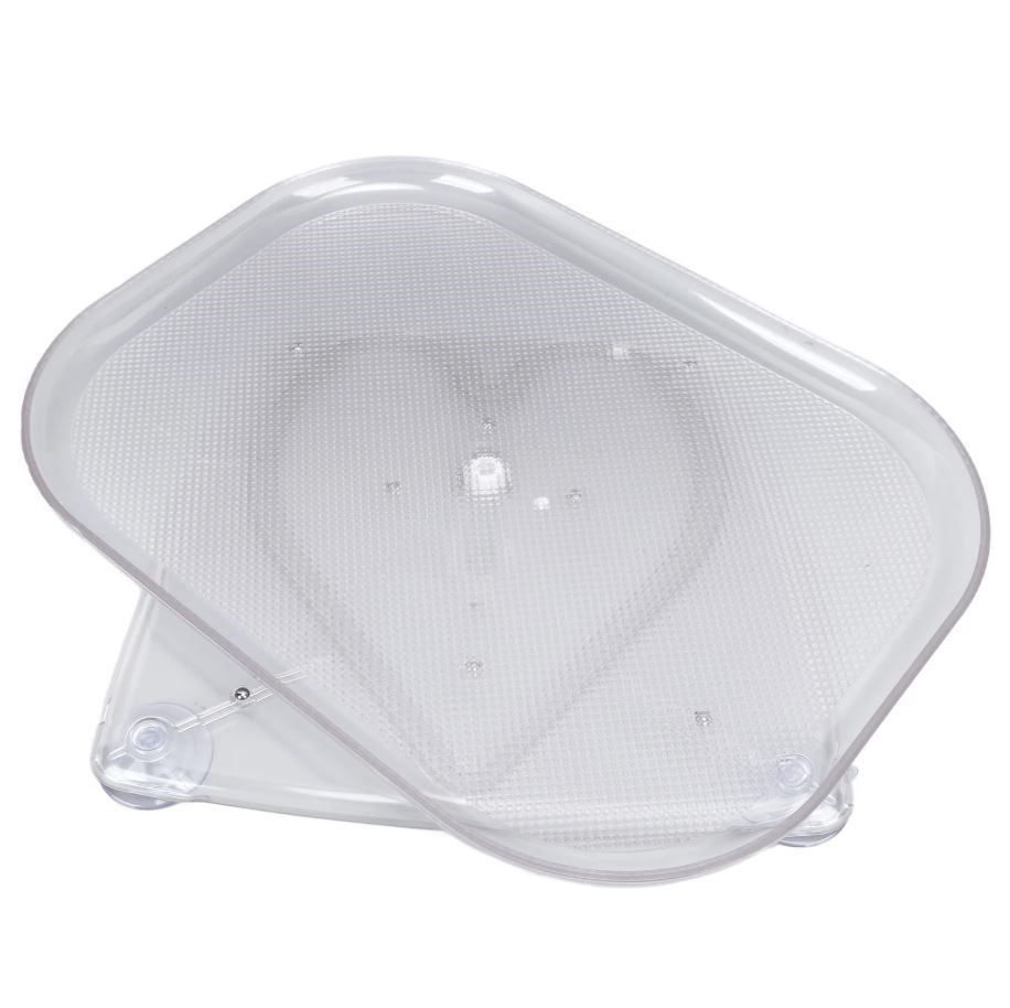 LAMU Lazy Susan Curtesian Heart Curve Turntable Organiser. N.B: Not in orig