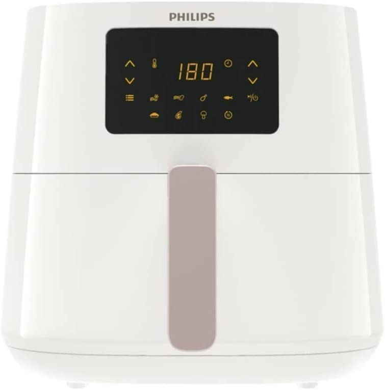 PHILLIPS Essential Airfryer w/ Rapid Air Technology, 6.2L, 2000W, White, HD