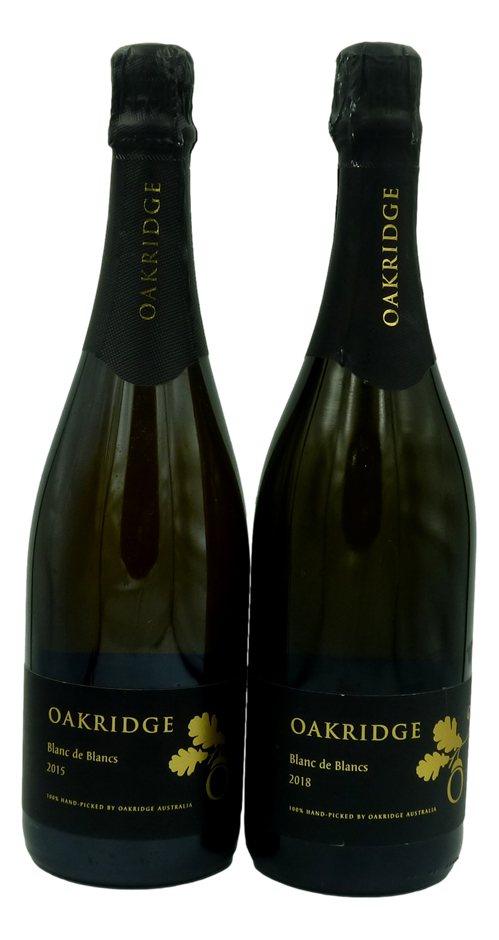 Oakridge Blanc de Blanc Sparkling 15/18 (6x 750mL), Yarra Valley