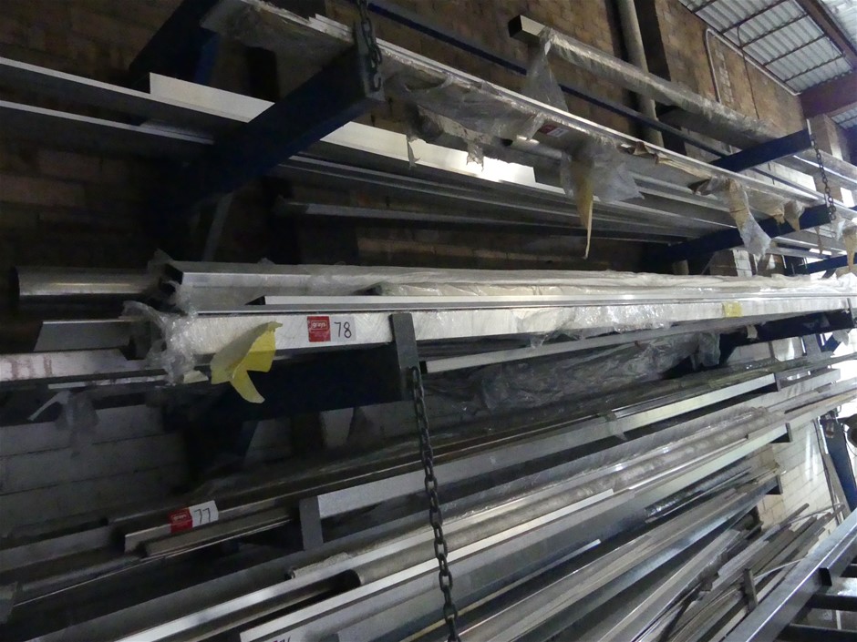 Aluminium Store Stock (Unused 1 x Shelf)