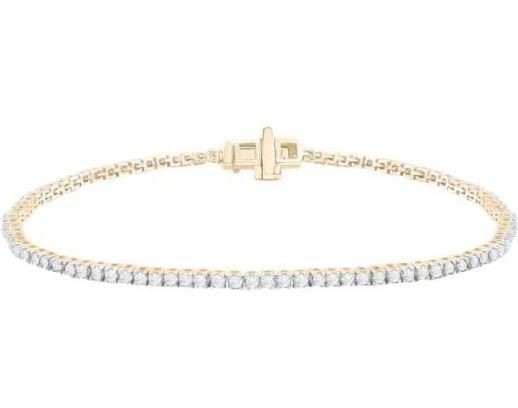 9K WHITE GOLD 0.50CT HI I1 DIAMOND RING