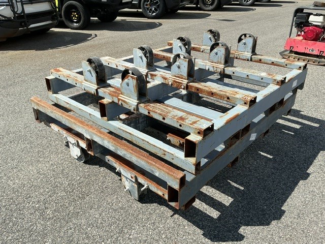 2 x Heavy Duty Mild Steel Dollys on Heavy Duty Castors