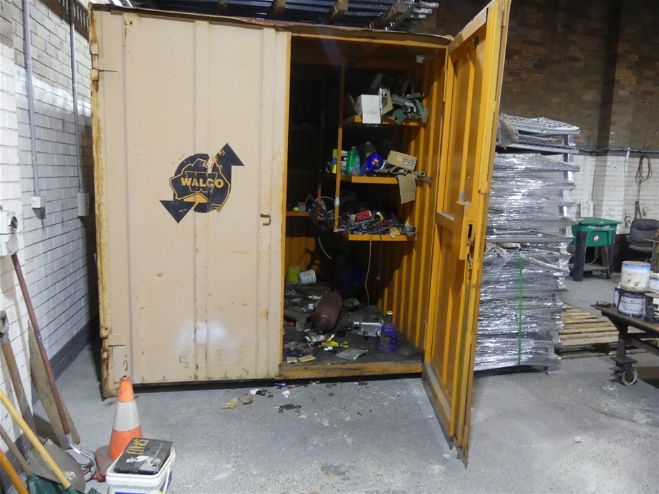 Walco Store Safe Lockable Storage Container (And Contents)