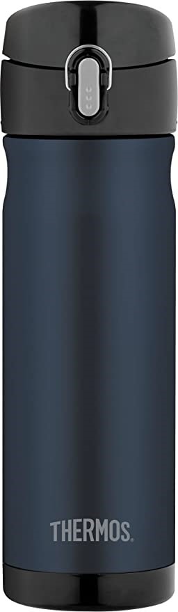 THERMOS Stainless Steel Vacuum Insulated Commuter Bottle, 470ml, Midnight B