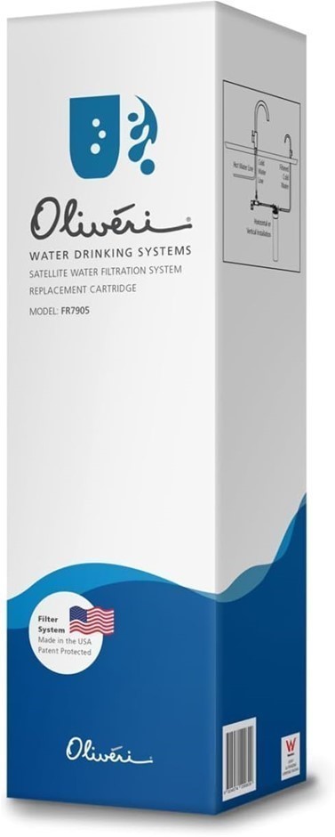 OLIVERI Water Filter Replacement Cartridge for Satellite Tap or 3 Way Mixer